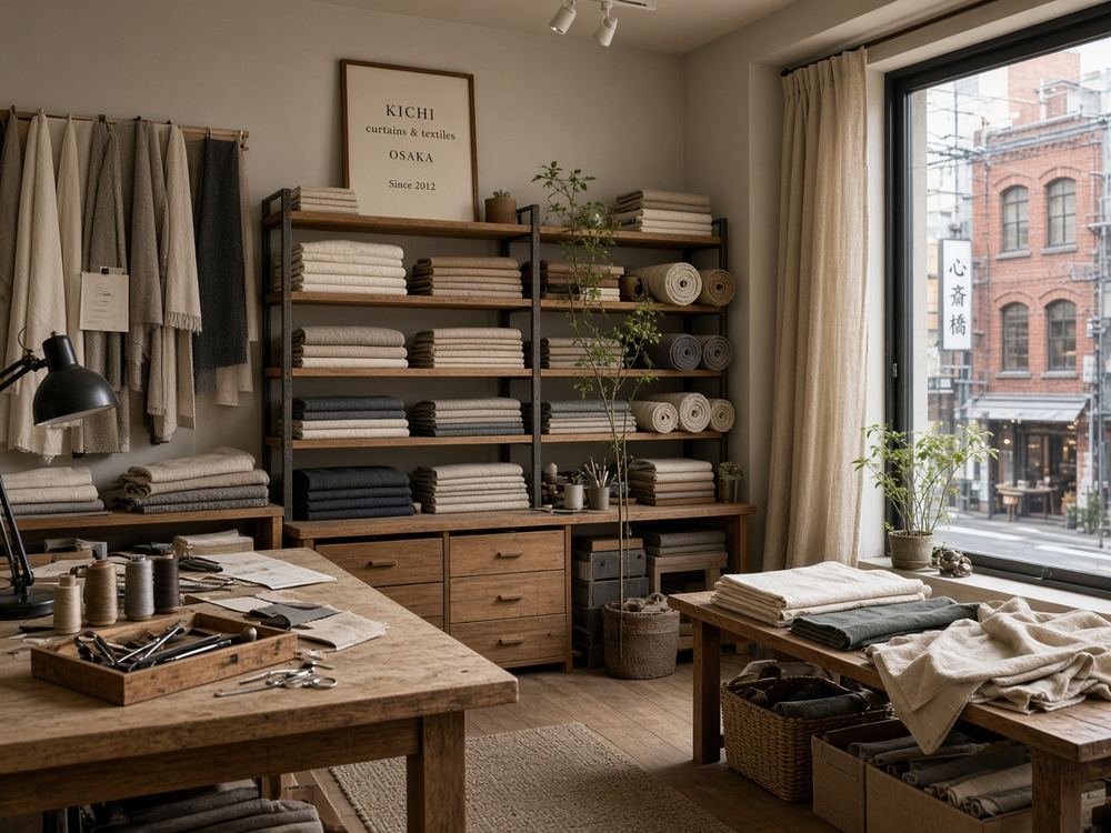 About the Curtains / home textiles studio at Pancraccom Atelier