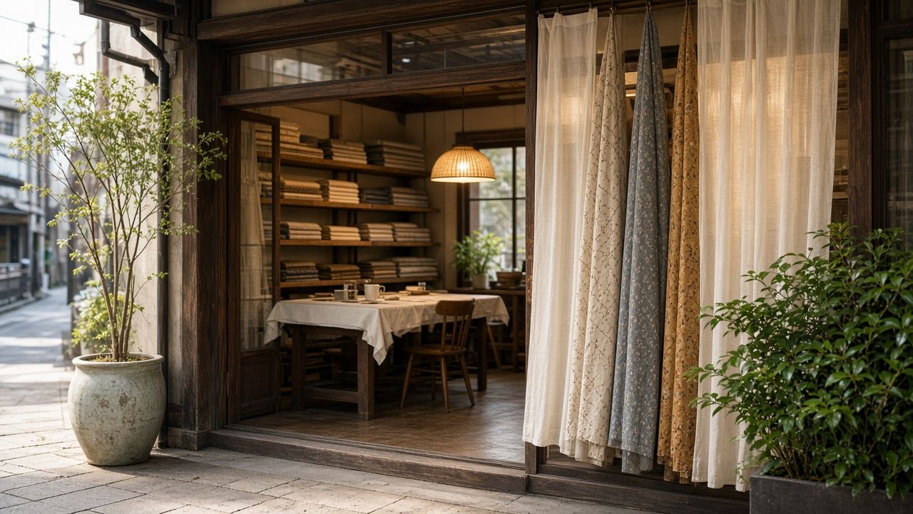 Curtains / home textiles full-bleed at Pancraccom Atelier